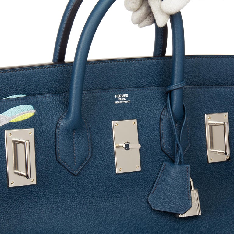 Hermès Birkin 50 Endless Road HAC Bleu de Prusse Bag – EYE LUXURY CONCIERGE
