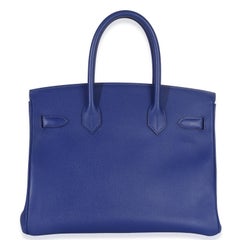 Hermès Bleu Electrique Epsom Birkin 30 PHW