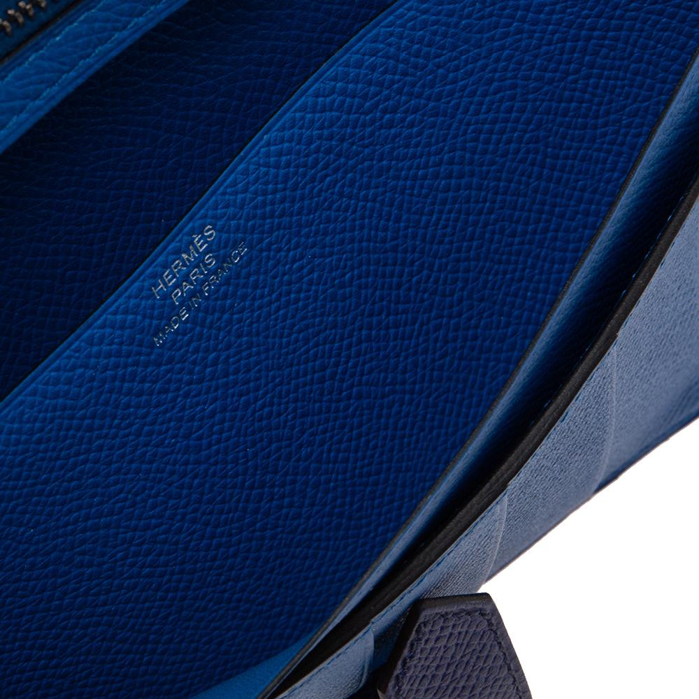 Hermès Bleu Encre Epsom Leather Bearn Wallet 1