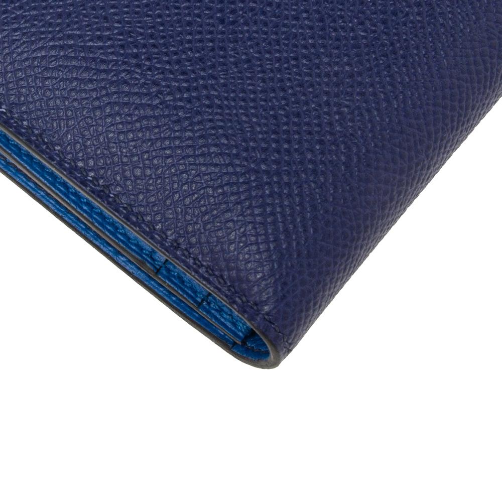 Hermès Bleu Encre Epsom Leather Bearn Wallet 2