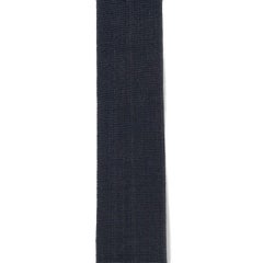 HERMES Bleu Indigo Courchevel leather & canvas SANGLE KELLY 50mm Bag Strap