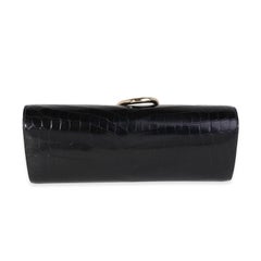 Hermès Bleu Indigo Crocodile Niloticus Egee Clutch PBHW