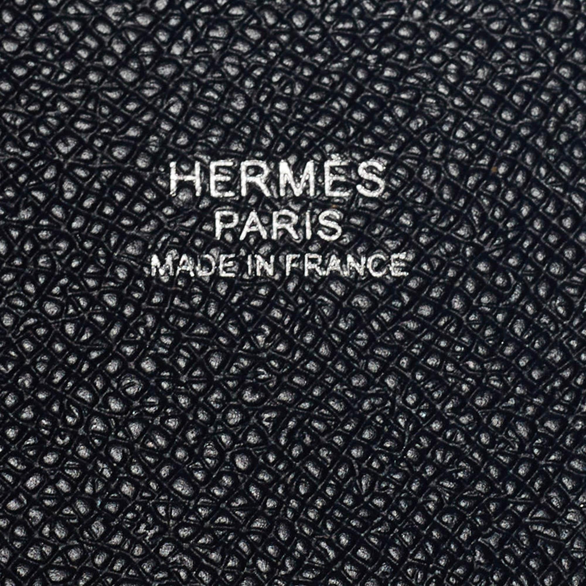 Hermes Bleu Indigo/Noir/Terre Battue Epsom Leather Picotin Lock Tressage 22 Bag For Sale 2