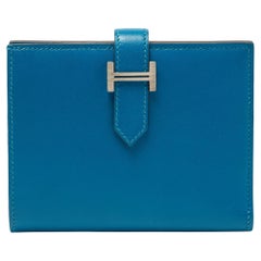 Shop HERMES Unisex Calfskin Plain Leather Folding Wallet Logo (H084681CA18,  H084682CA89, H084681CA2Z, H084681CA1H) by 世界夢追人