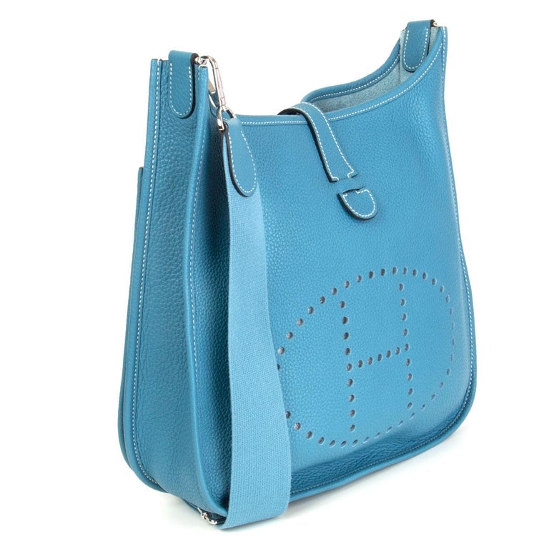 Hermès Blue 2004 35 Birkin Bag Leather ref.986169 - Joli Closet