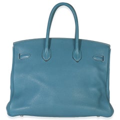 Hermès Bleu Jean Togo Birkin 35 PHW