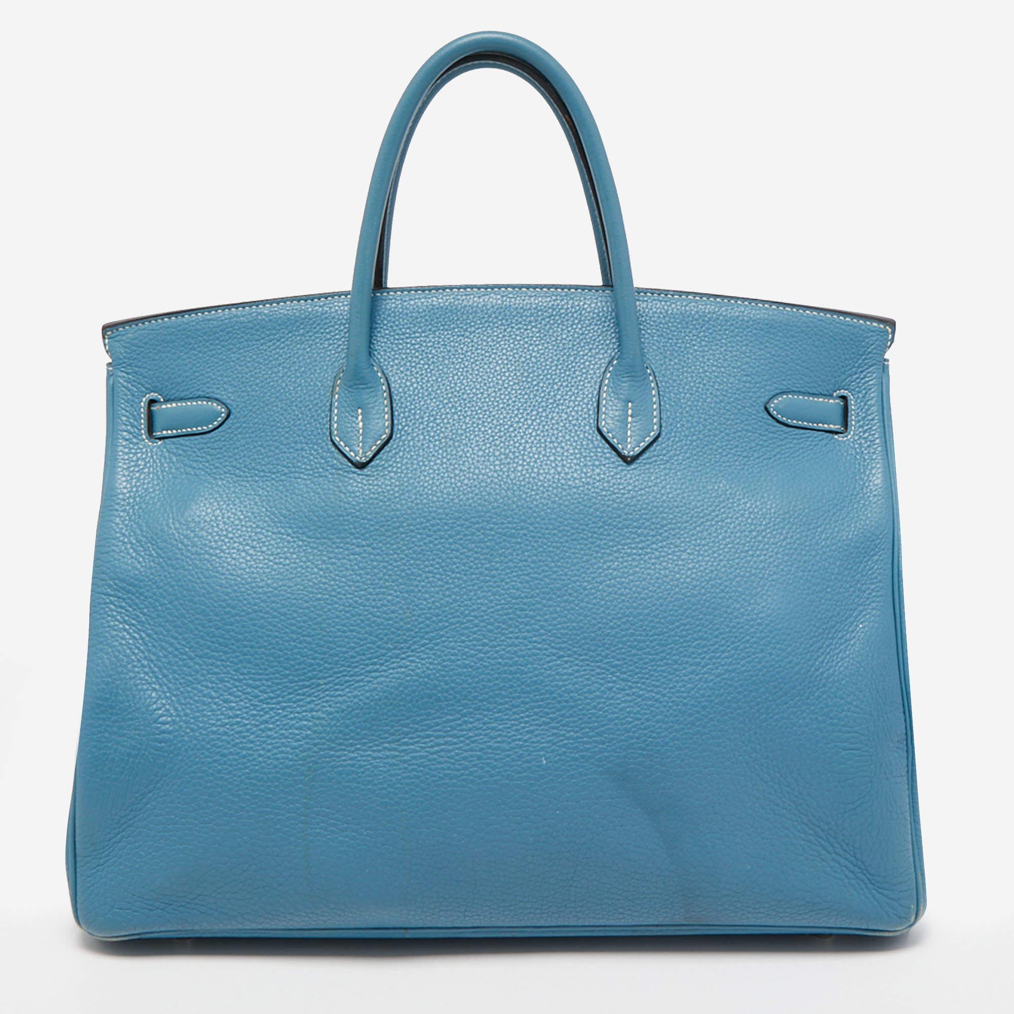 The Hermès Birkin is rightly one of the most desired handbags in the world. Handcrafted from the highest quality of leather by skilled artisans, it takes long hours of rigorous effort to stitch a Birkin together. Crafted with expertise, the bag