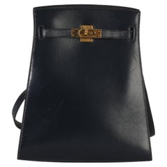 Hermès Bleu Marine Box Kelly Sport 20 PM