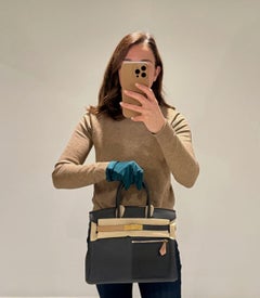 Hermès Bleu Nuit, Black, Chai & Etoupe Swift Leather Colormatic Birkin 30cm