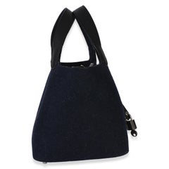 Hermès Bleu Nuit Feutre Black Swift Picotin Lock 18 PHW