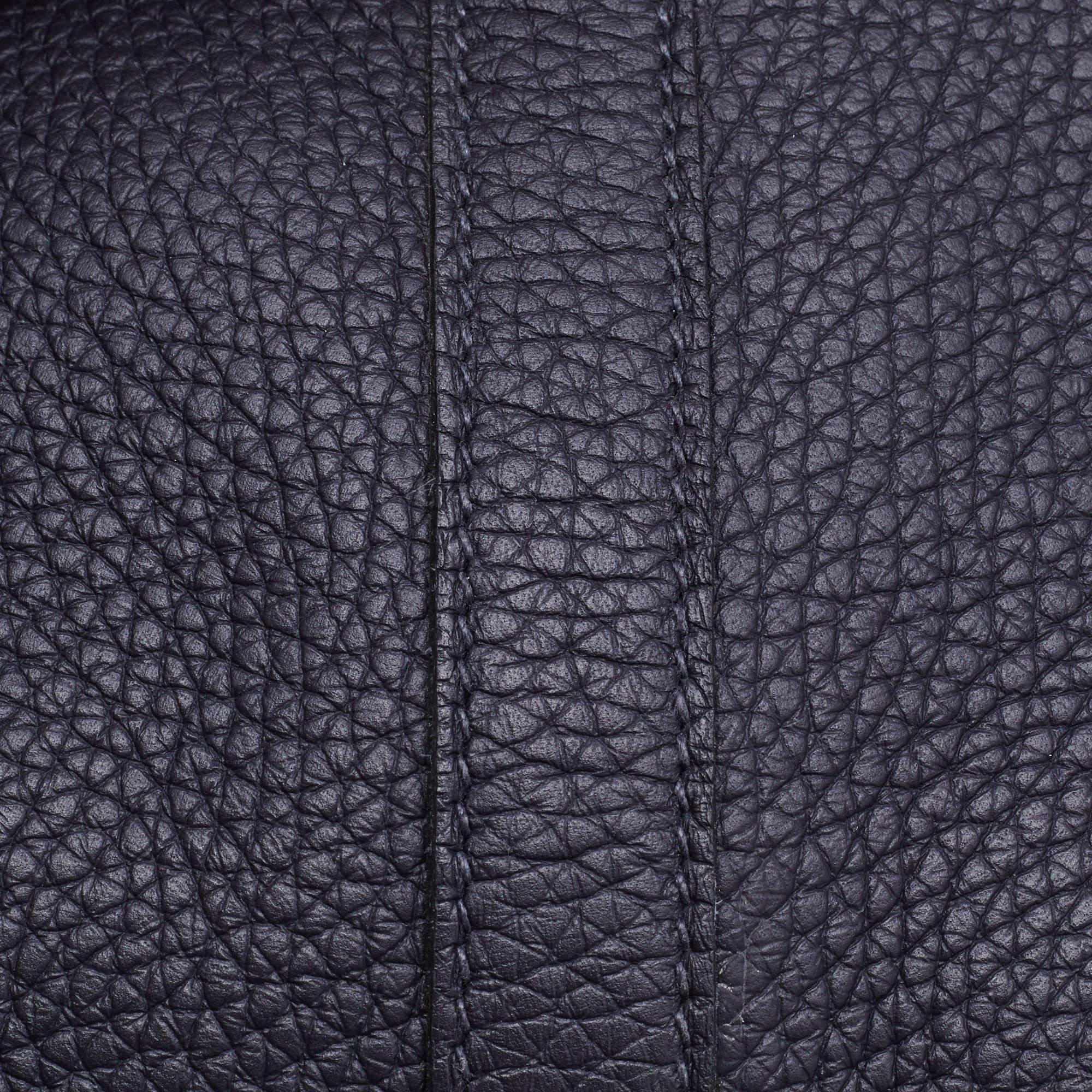 Hermes Bleu Ocean Taurillon Clemence Leather Picotin Lock 22 Bag 5