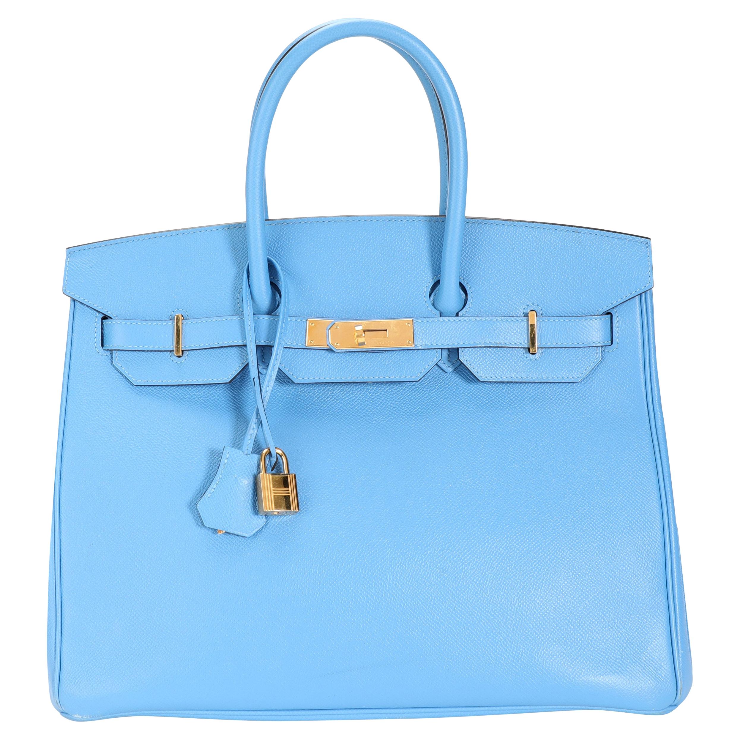 Hermès Bleu Paradise Epsom Birkin 35 GHW