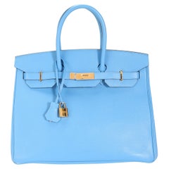 Hermès Bleu Paradise Epsom Birkin 35 GHW