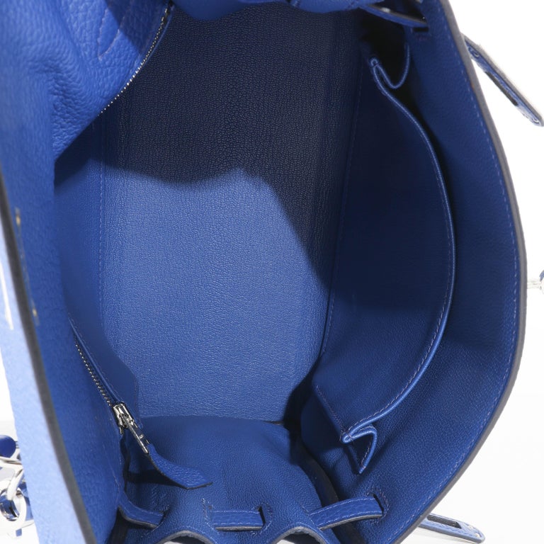 Hermes Bleu Royal Togo Kelly Retourne 25 PHW For Sale at 1stDibs