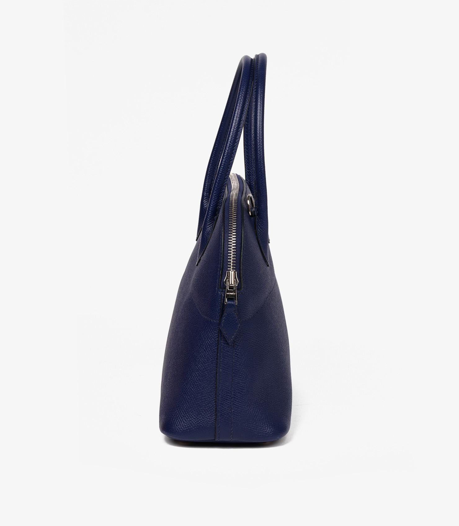 Hermès Bleu Saphir Epsom Piel Bolide 27 en Excelente Estado en Bishop's Stortford, Hertfordshire