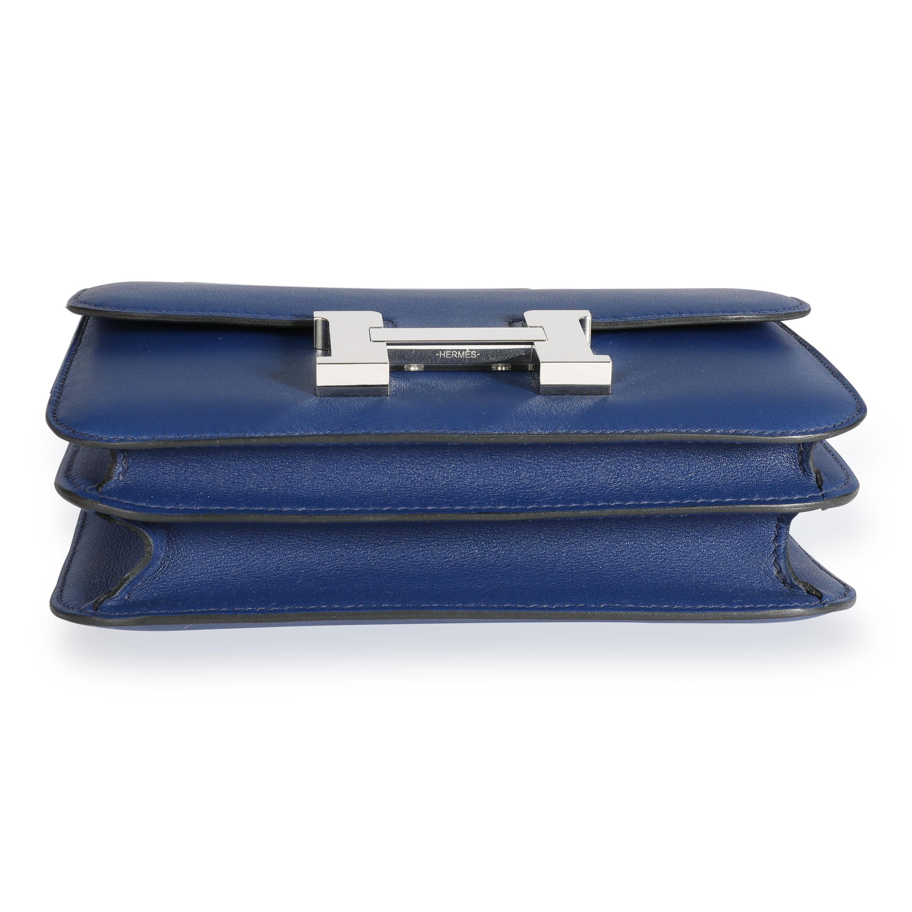 Hermès Bleu Saphir Swift Constance 18 PHW For Sale at 1stDibs | hermes ...
