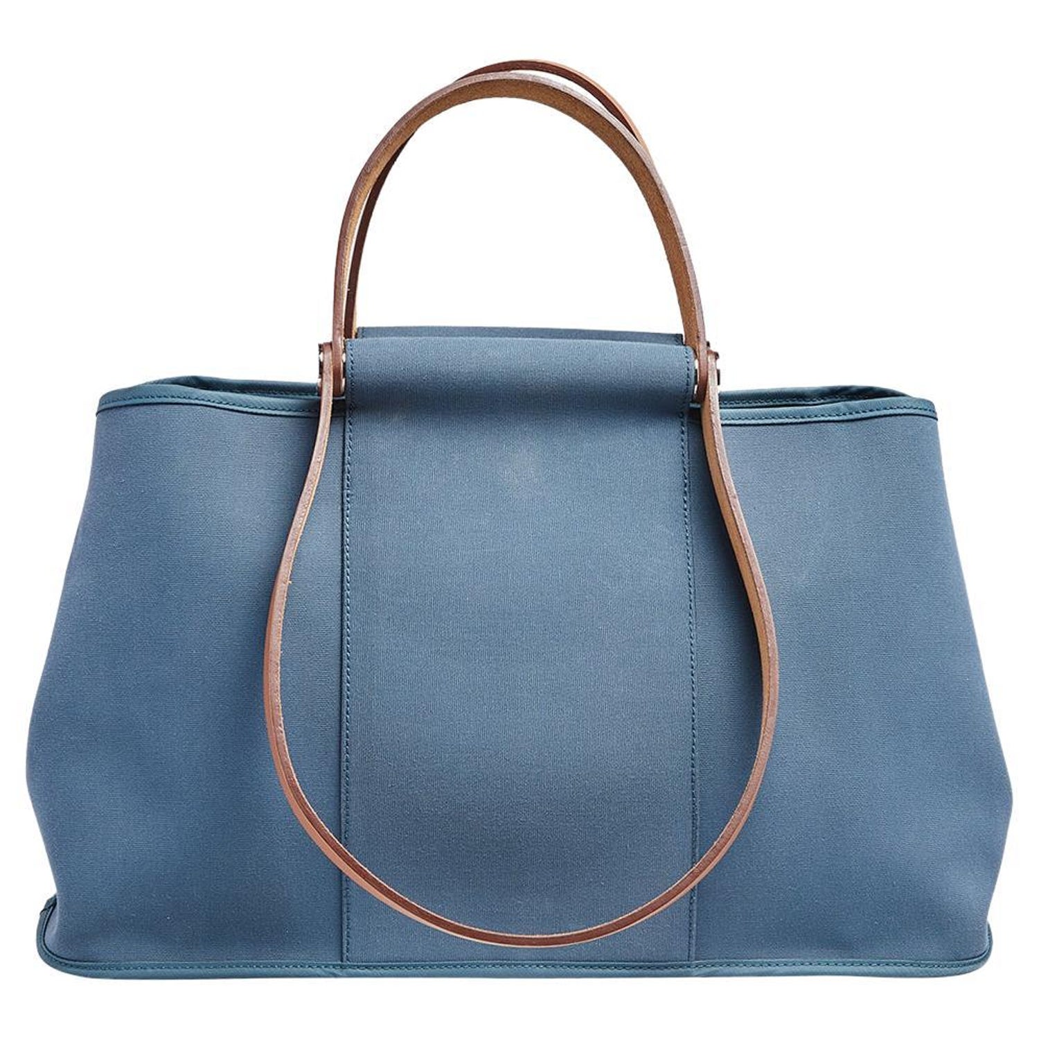 Hermes Canvas Calfskin Cabag Elan Tote - FINAL SALE (SHF-16359) – LuxeDH