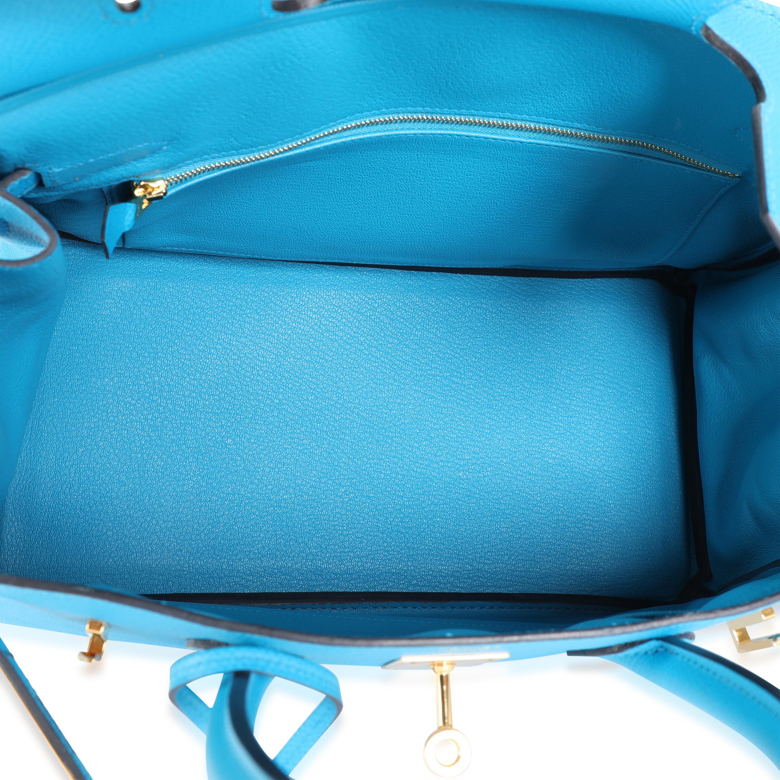 Women's Hermès Bleu Zanzibar Epsom Birkin 30 GHW