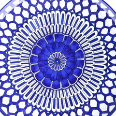 Hermes Bleus d'Ailleurs Vassoio rotondo grande