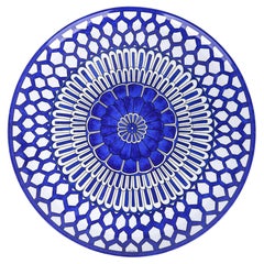 Hermes Bleus d'Ailleurs Large Round Tray