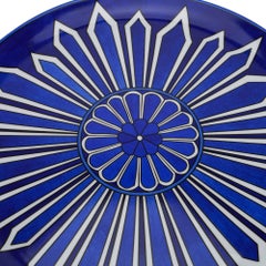 Hermes Bleus d'Ailleurs Round Tart Platter