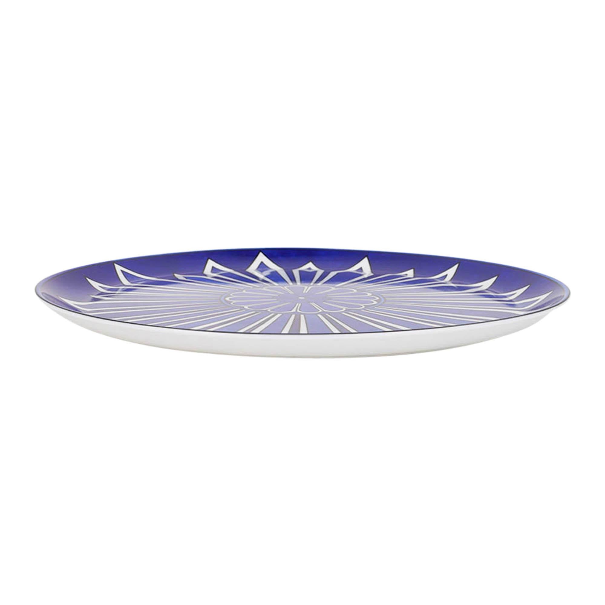 Hermes Bleus d'Ailleurs Round Tart Platter For Sale 1