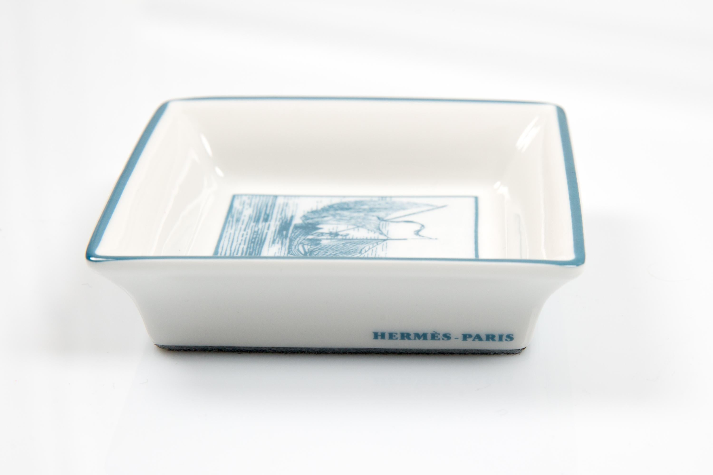 Gray Hermes Blue 2003 Année de la Mediterranee Mini Organizer For Sale