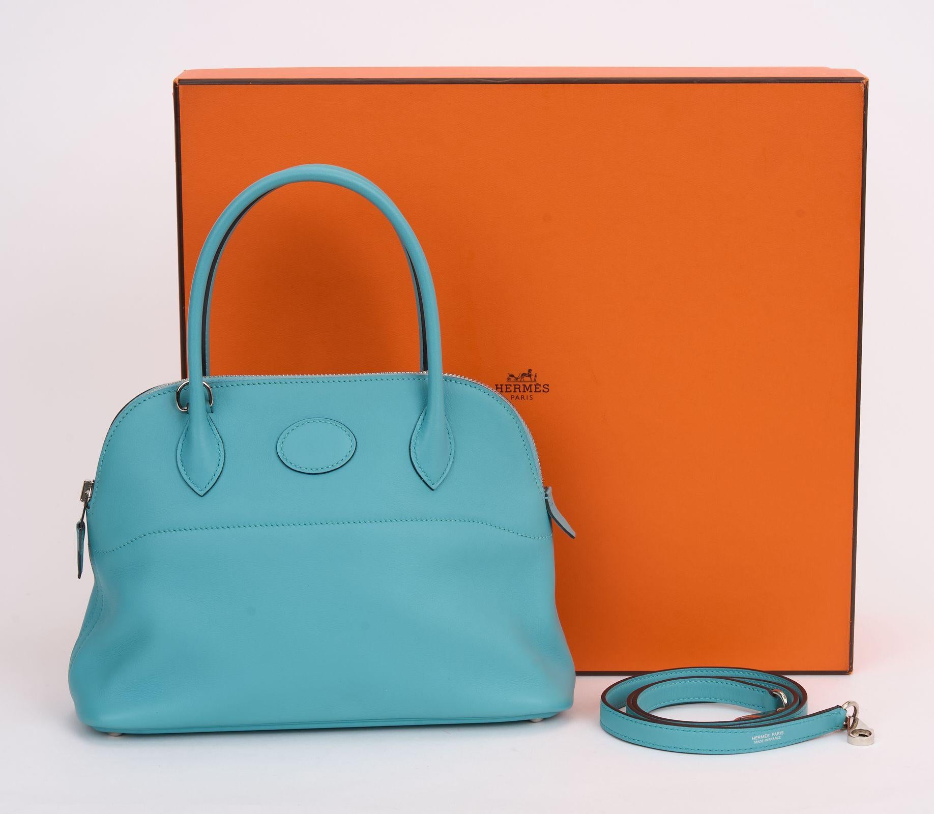 Hermès Bleu Atoll Swift Bolide 27 Cm 6