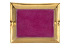 Hermès Blue Bird Gold Porcelain Ashtray