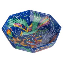 Hermes Blue Birds Porcelain Bowl