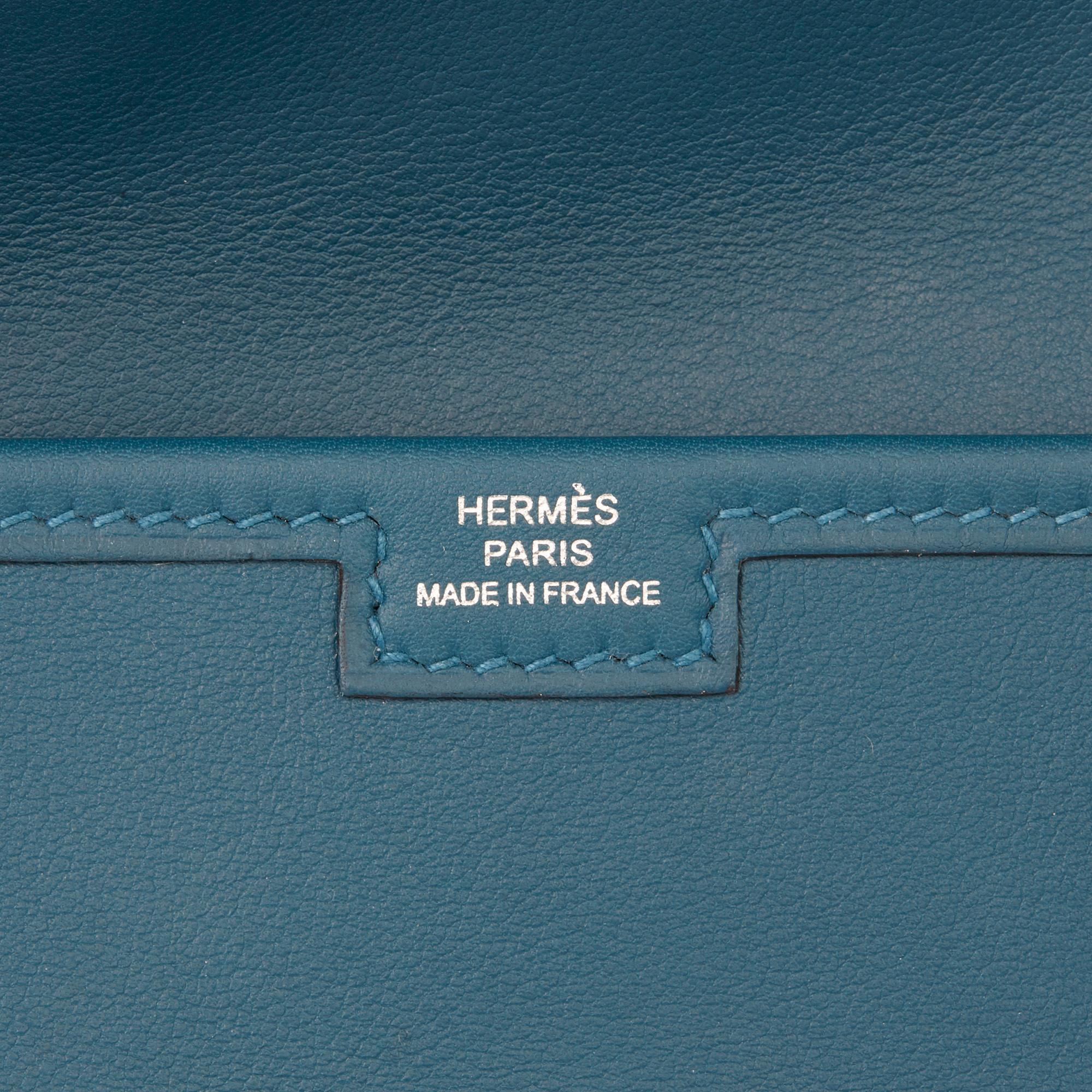 Hermès Blue Colvert Swift Leather Jige Elan 29 2