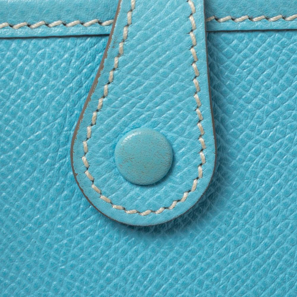Hermes Blue De Nord Epsom Leather Evelyne TPM Bag 6