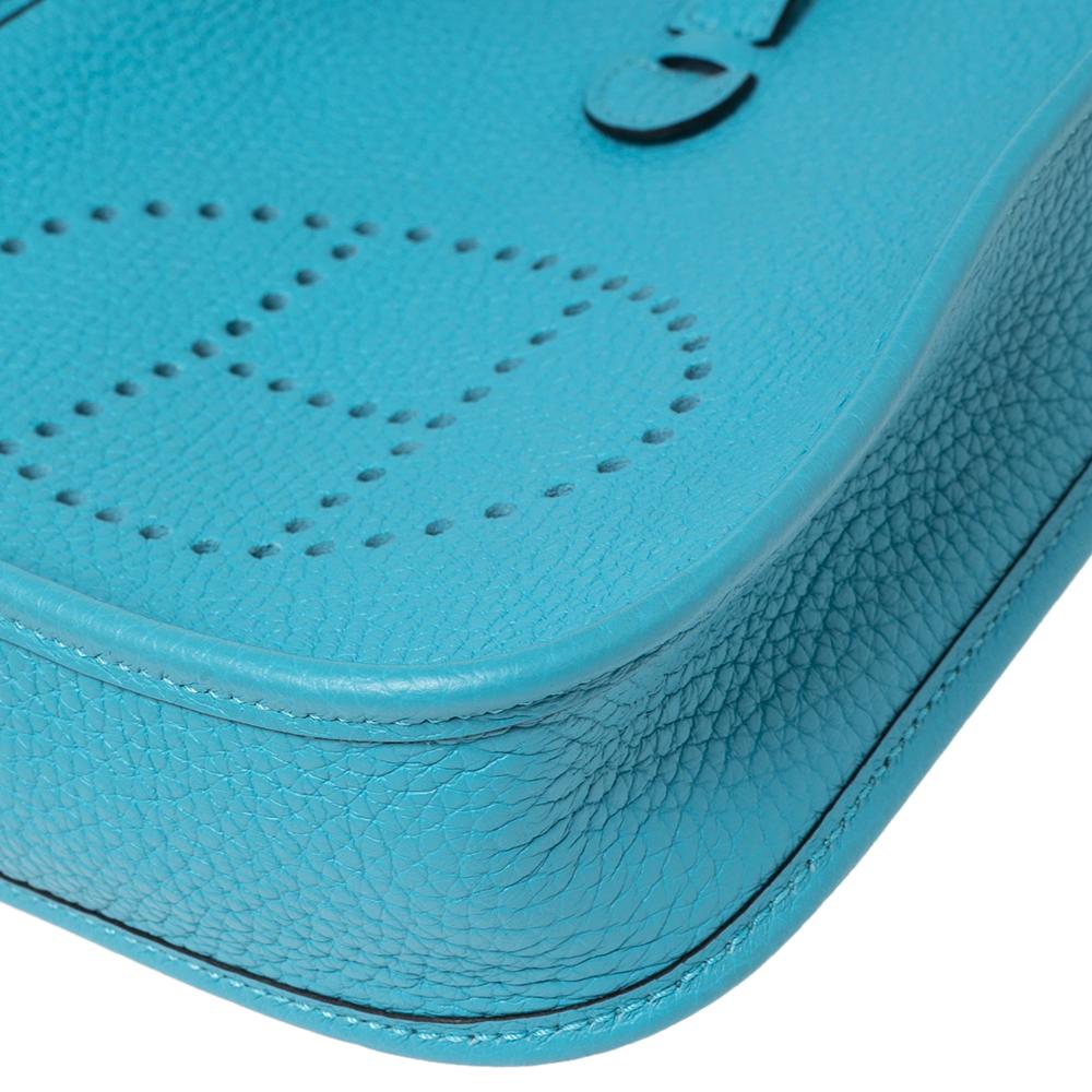 Hermes Blue De Nord Epsom Leather Evelyne TPM Bag 4