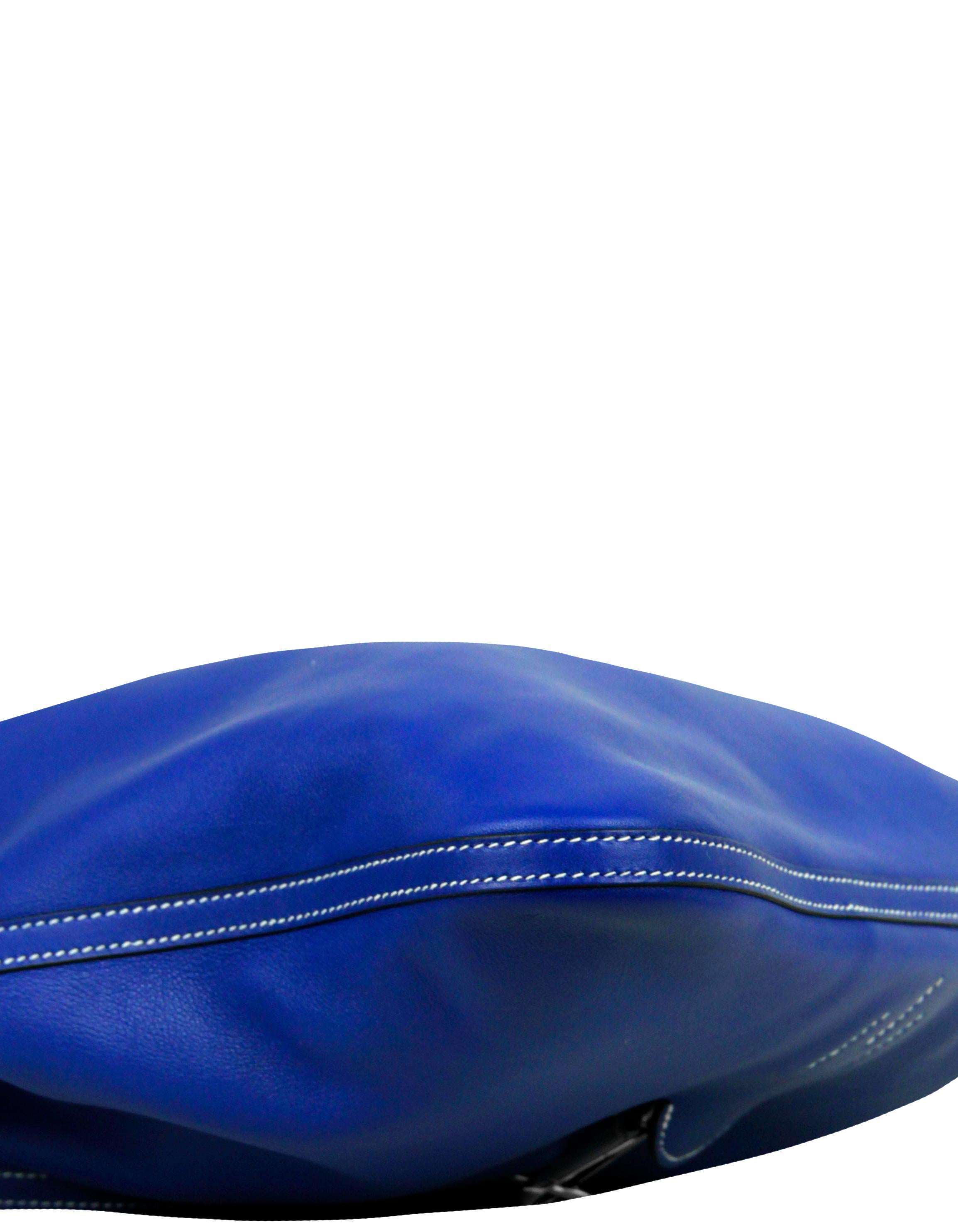 Hermes Blau Electric Bridado Convertible Crossbody / Rucksack Tasche rt. $4, 750 im Angebot 1