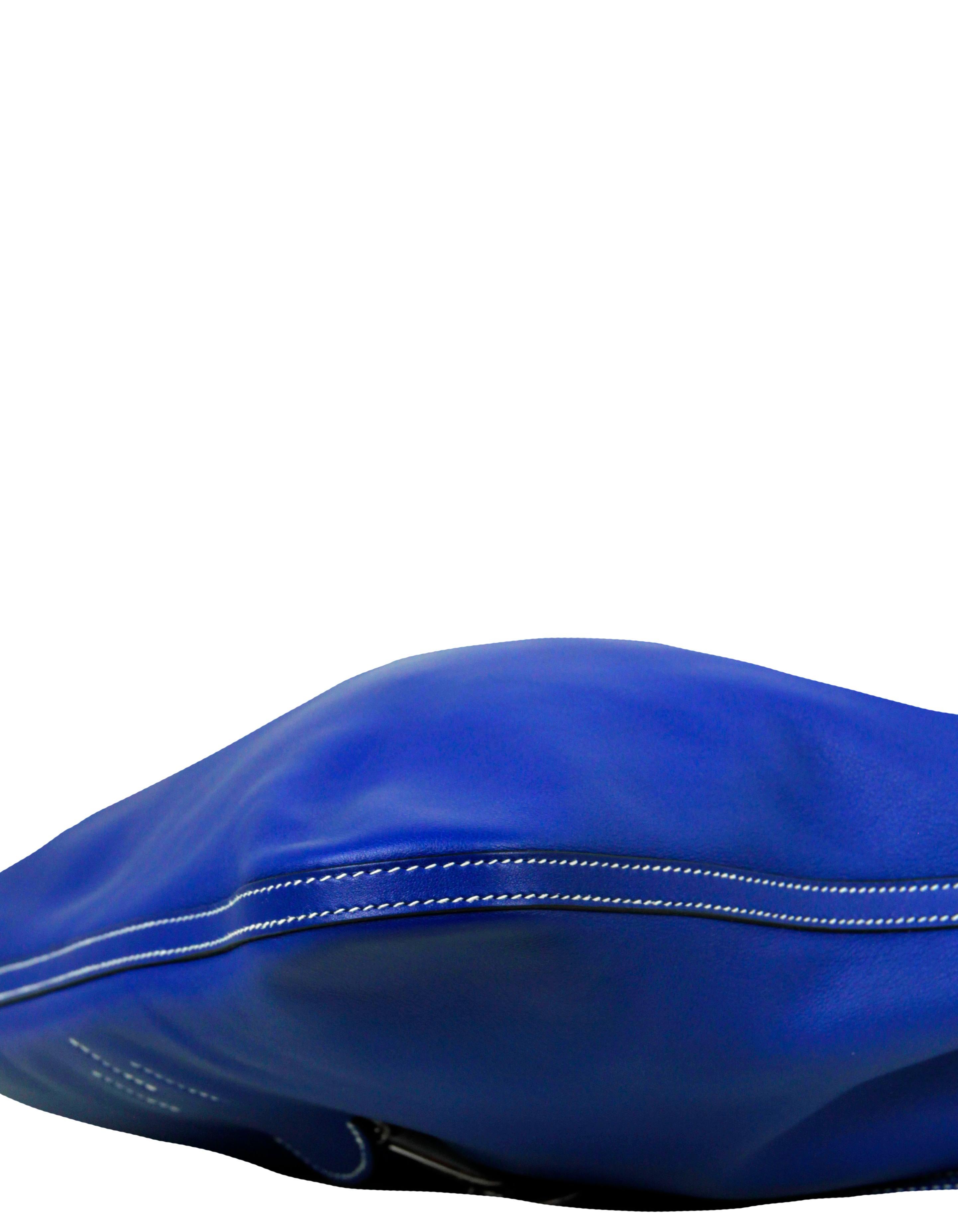 Hermes Blau Electric Bridado Convertible Crossbody / Rucksack Tasche rt. $4, 750 im Angebot 2