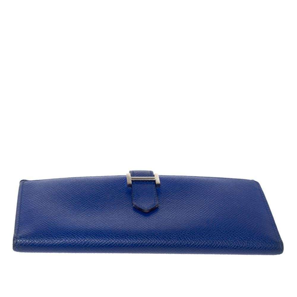 hermes blue wallet