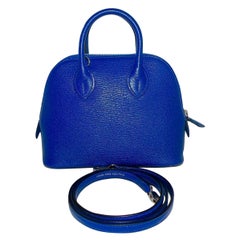 Hermes Mini Constance 18cm Electric Blue Bag at 1stDibs