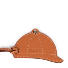 Hermès BLUE ELECTRIC & VERT VERTIGO SWIFT LEATHER PADDOCK BOMBE CHARM