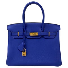 Hermes Blue Electrique 30 Bag