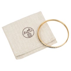 Hermes Bracelet Cartes à jouer en émail bleu