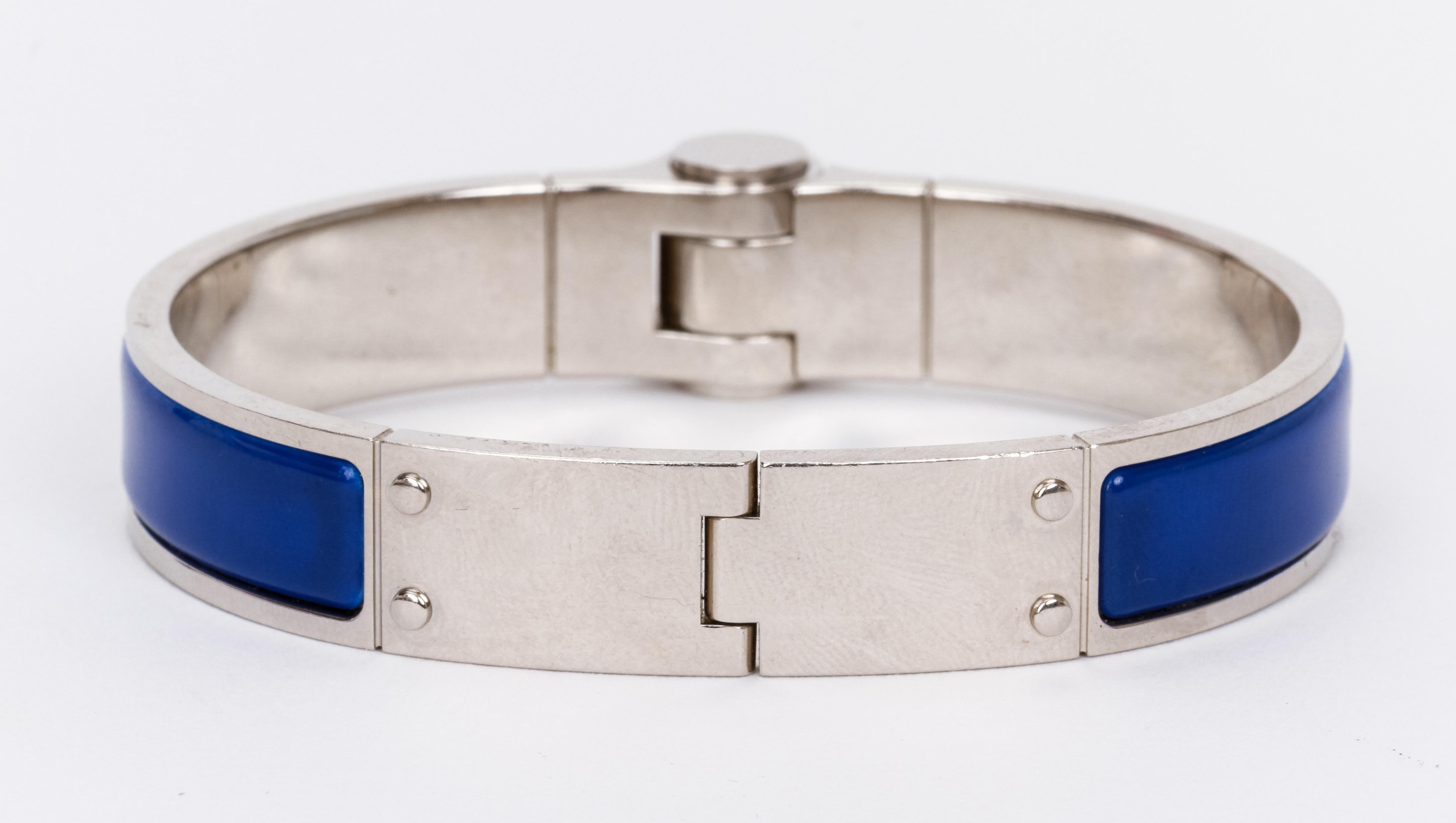 hermes blue bracelet