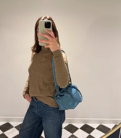 Hermès Blue Evercolor Leather Toolbox 20cm