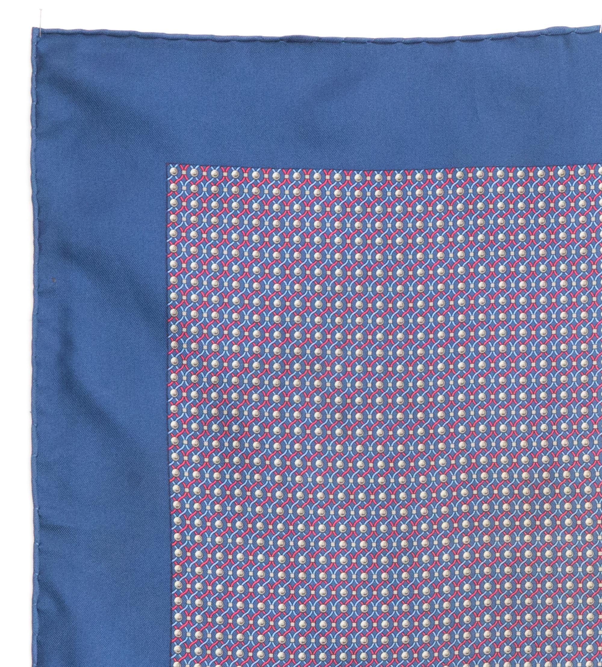 Pañuelo de seda azul Gavroche Hermes Azul en venta