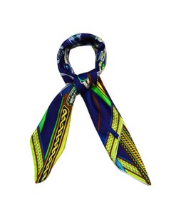 Hermes Blue/Green Concours D'Etriers 90cm Silk Scarf by Virginie Jamin