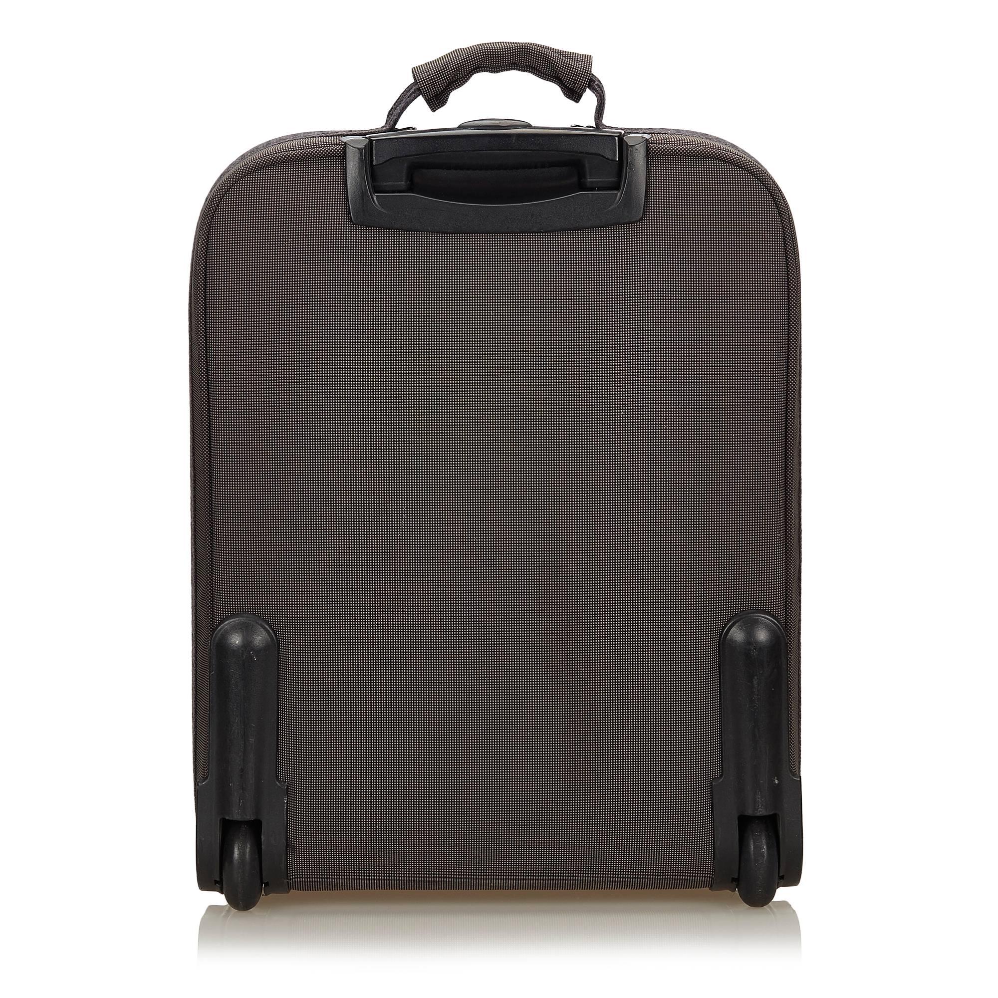 Black Hermes Blue Herline Luggage