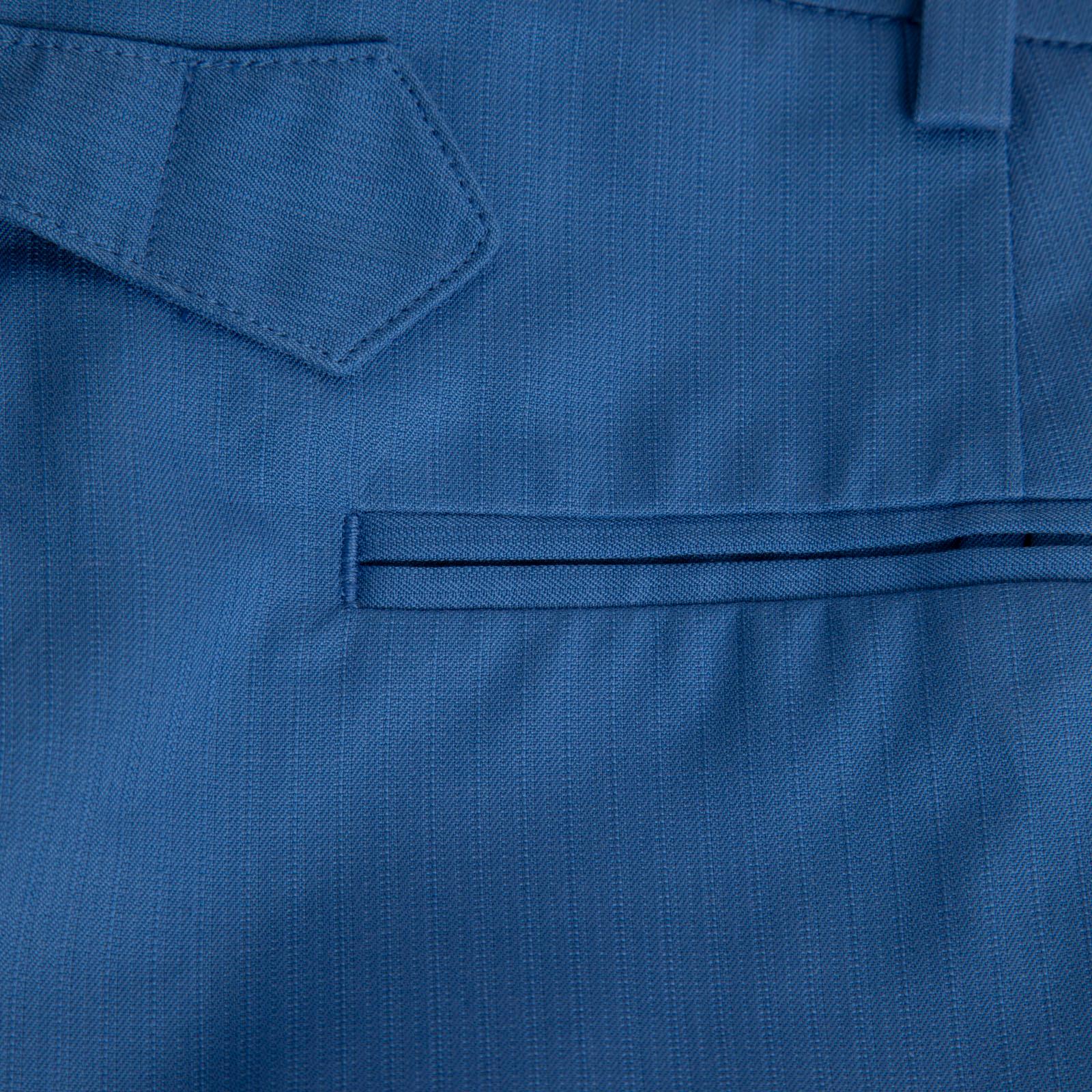 Bleu Short bleu à taille haute Hermès Taille S en vente