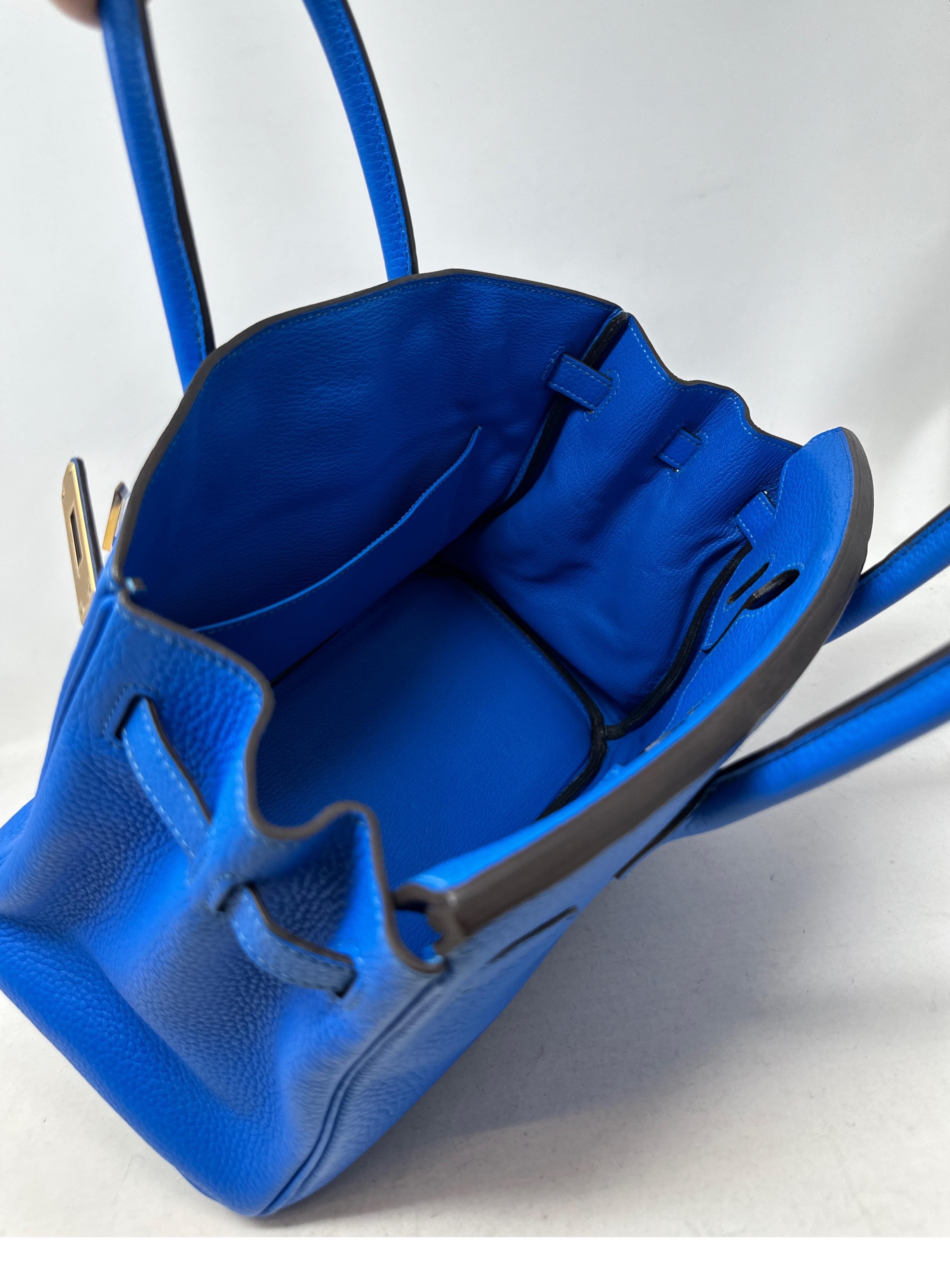 Blaue Hydra Birkin 30 Tasche von Hermès  11