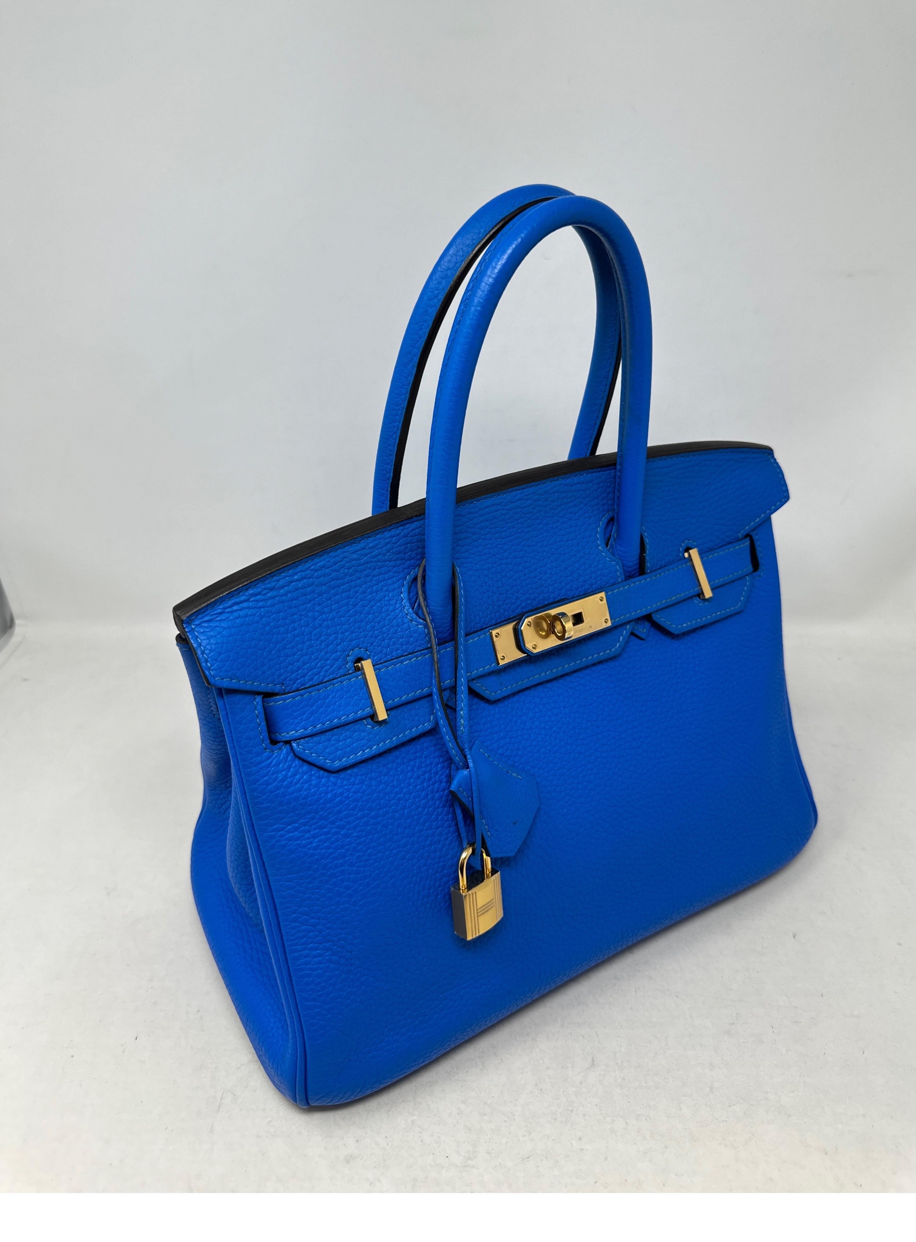 Blaue Hydra Birkin 30 Tasche von Hermès  16