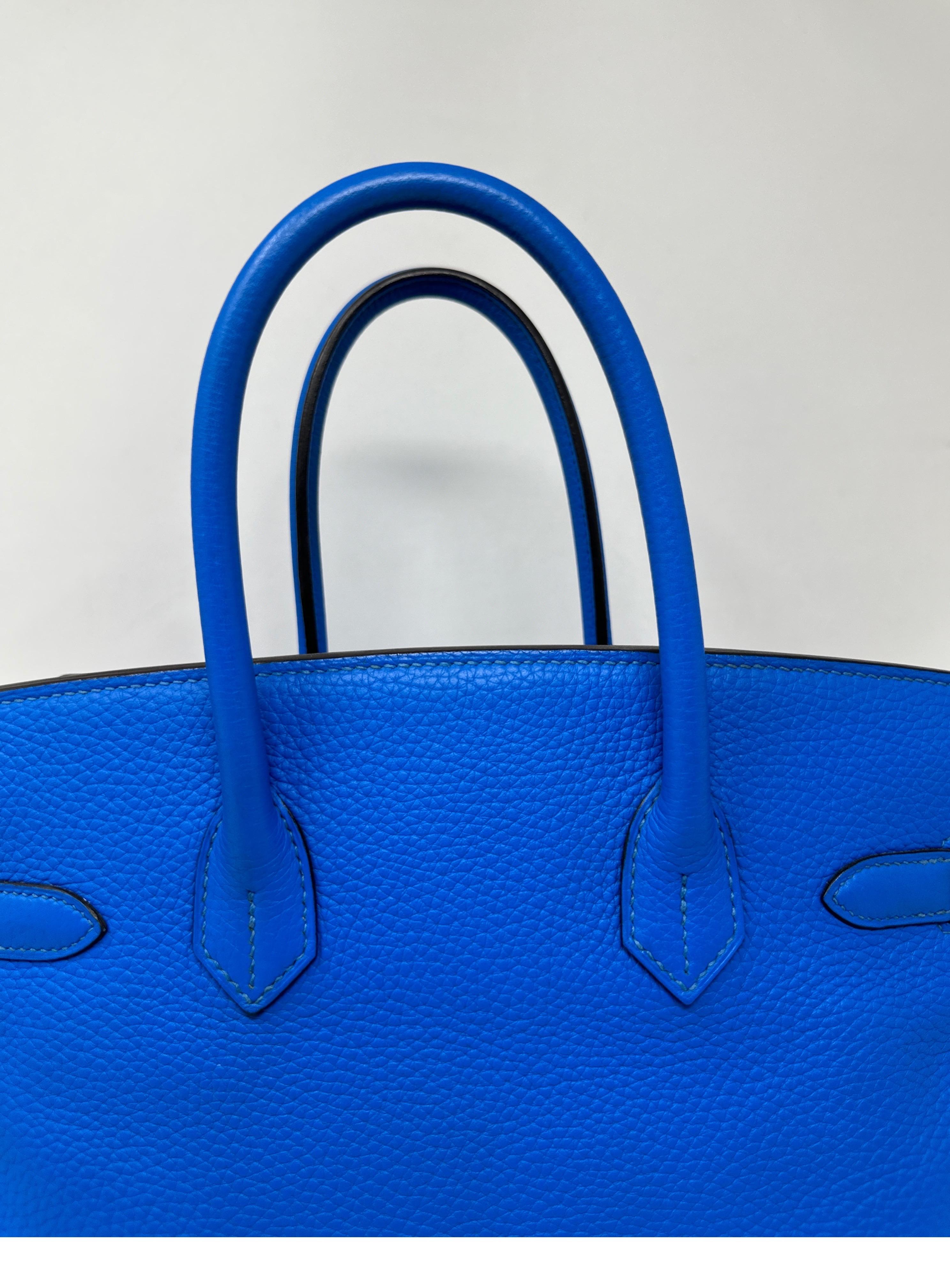 Hermès - Sac « Hydra Birkin 30 » bleu  1