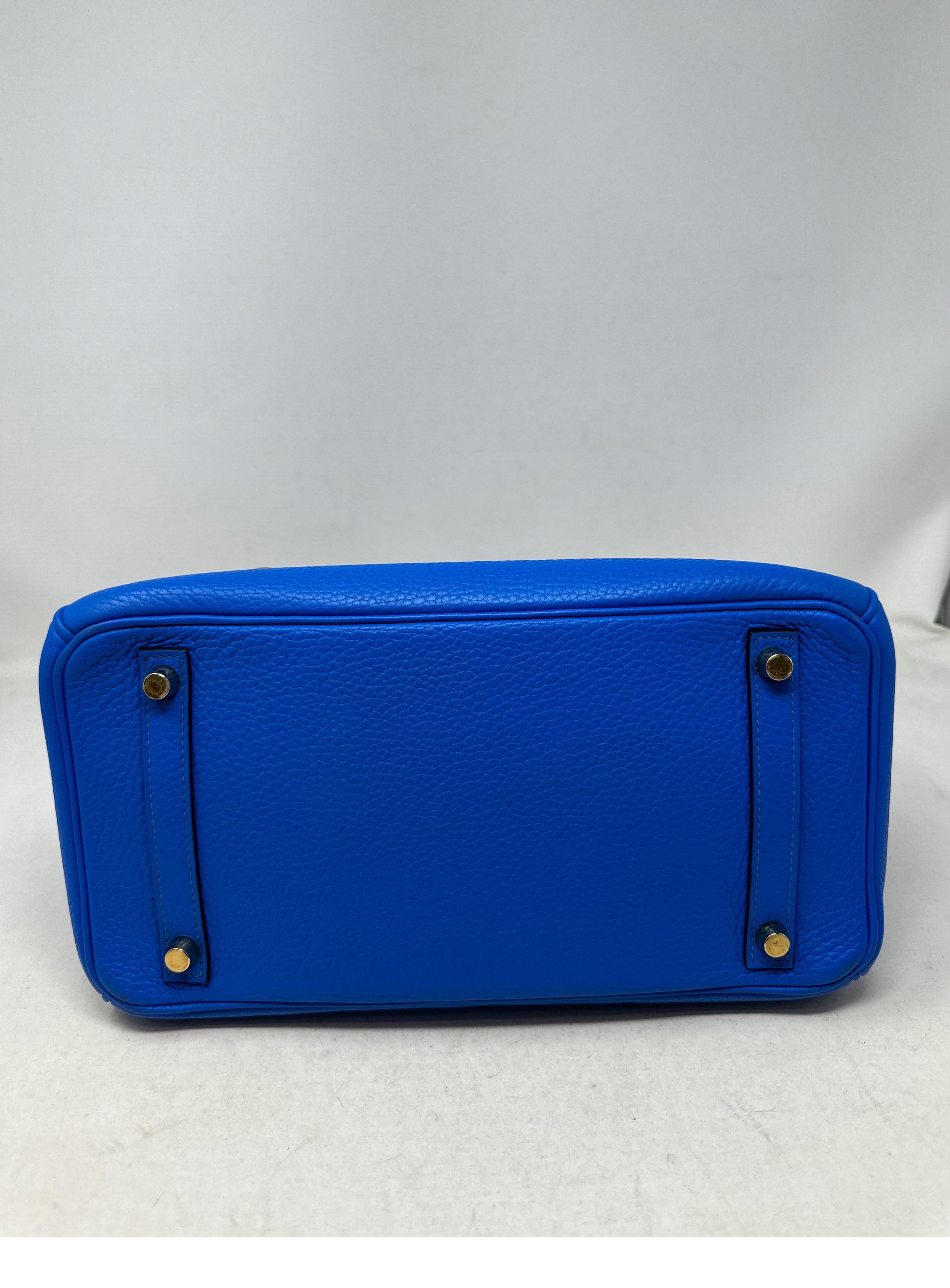 Blaue Hydra Birkin 30 Tasche von Hermès  2